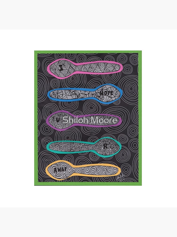 Thumbnail 2 of 2, Tote Bag, Sending Spoons - I Hope You Are AWAP designed and sold by Shilissimo.