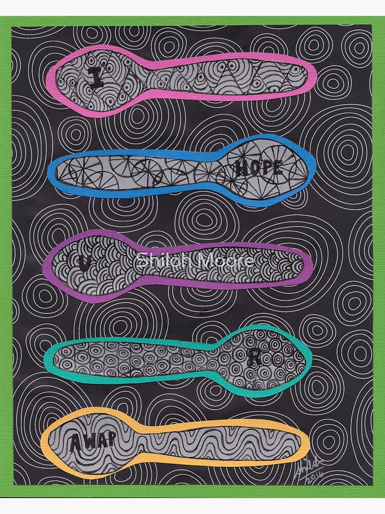 Thumbnail 3 of 3, Magnet, Sending Spoons - I Hope You Are AWAP designed and sold by Shilissimo.