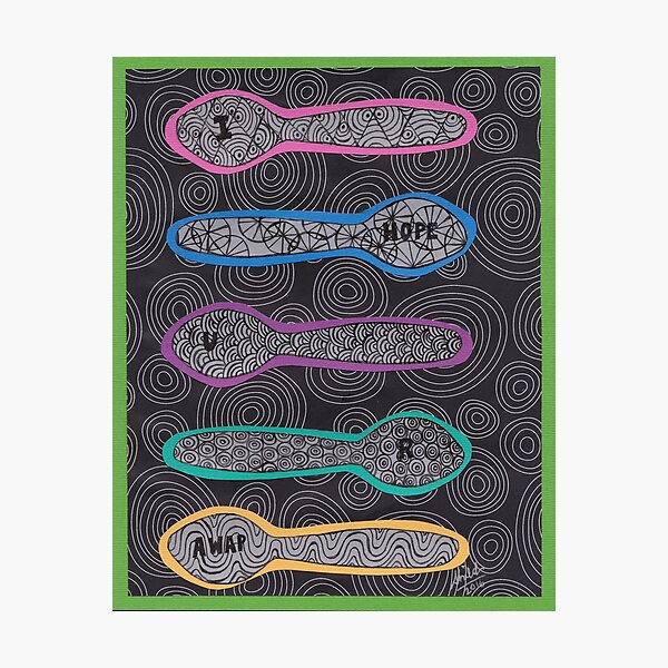 Sending Spoons - I Hope You Are AWAP Photographic Print