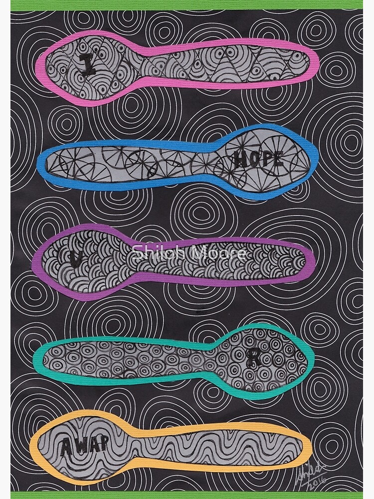 Thumbnail 3 of 3, Journal, Sending Spoons - I Hope You Are AWAP designed and sold by Shilissimo.