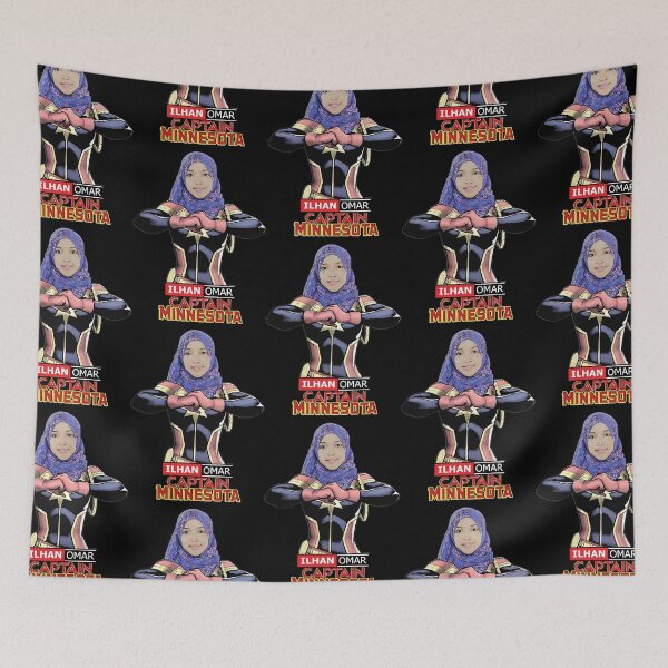 Item preview, Ilhan Omar Captain Minnesota  designed and sold by awTriston02.