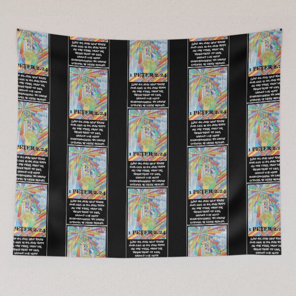 Item preview, 1 Peter 2.24 - Bible Verse Design  designed and sold by CyBertin98.