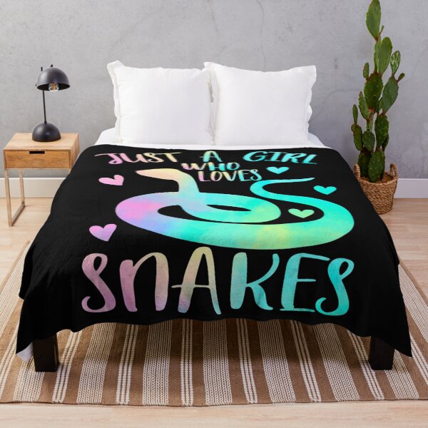 Item preview, Just A Girl Who Loves Snakes Cute Snake Themed Lover Girls designed and sold by ElesaFox.