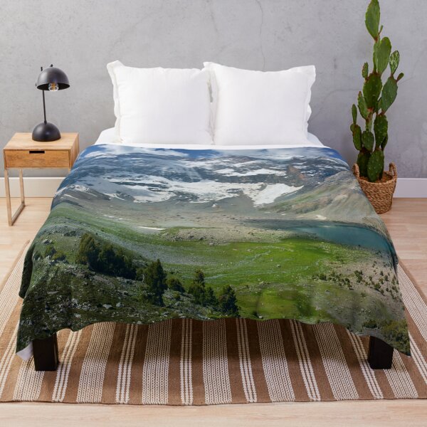 Item preview, Vista panorámica del valle de la montaña con la montaña del lago designed and sold by JTS STORE.