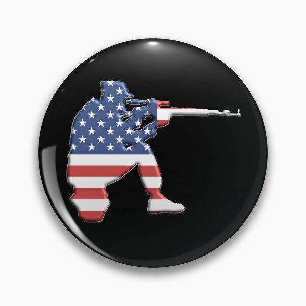 Artikelvorschau, American Flag Sniper 2nd Amendment Patriotic Sniper Rifle Gear entworfen und verkauft von DynamicDesign.