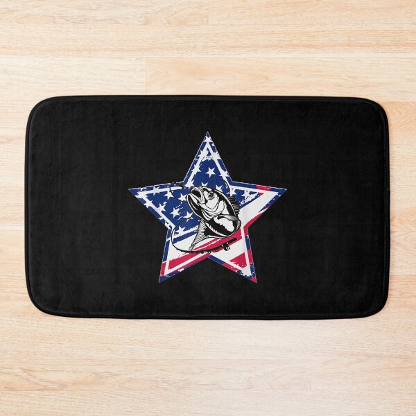 Item preview, Vintage Fishing With American Flag Bass Fish designed and sold by idabry.