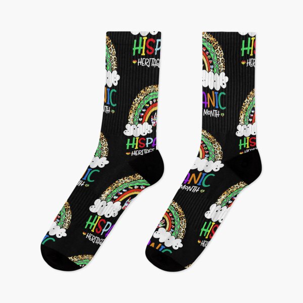 Item preview, Hispanic Heritage Month Leopard Rainbow Boho Flag Hand Proud designed and sold by BaseStore.
