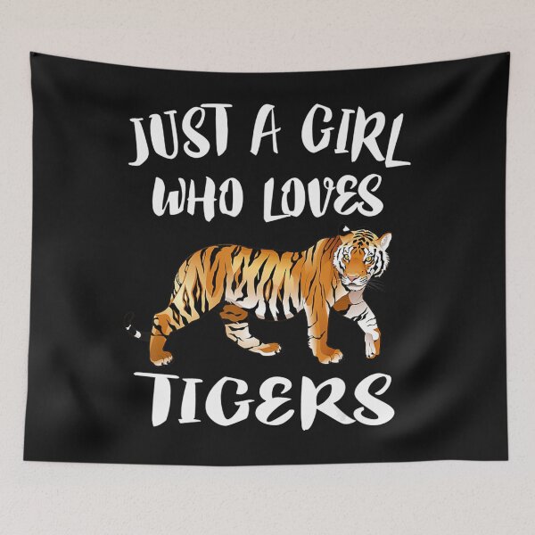 Item preview, Just A Girl Who Loves Tigers Tiger Animal Lover Gift  designed and sold by ElesaFox.