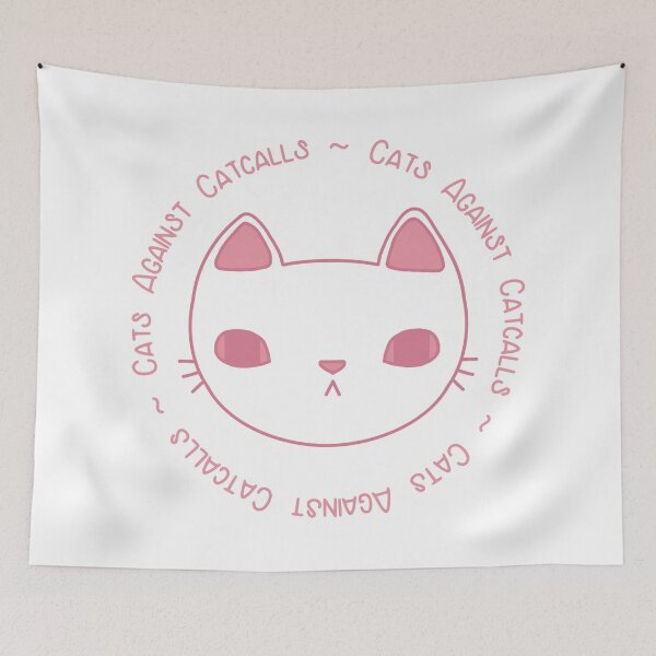 Item preview, Cats Against Catcalls designed and sold by lilartthing.