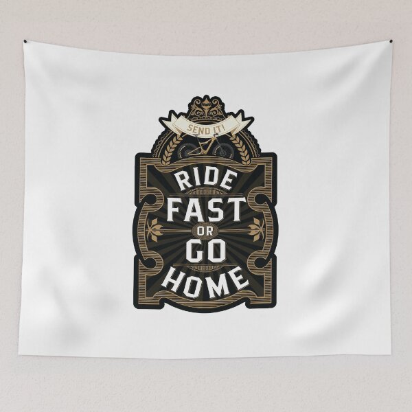 Item preview, Ride Fast Or Go Home MTB Shirt designed and sold by introversation.