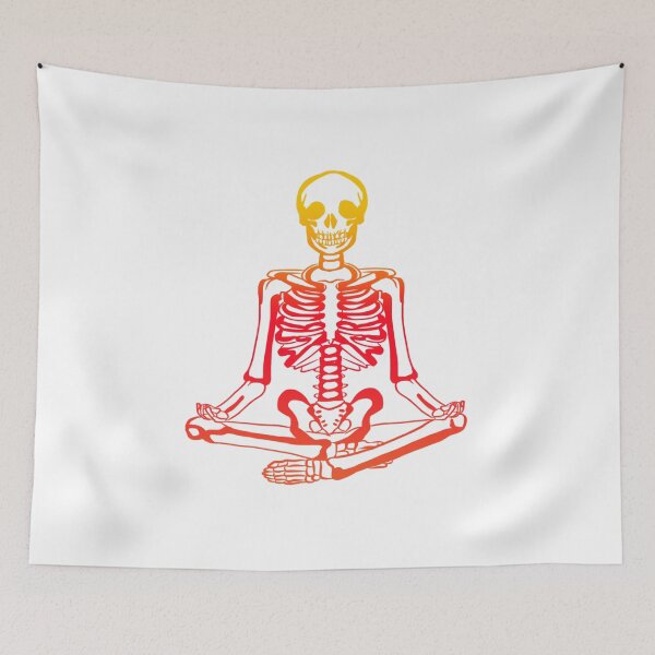 Item preview, Halloween Meditating Skeleton Shirt Funny Freaky Yoga Gift Halloween Shirt Yoga Skeleton Yoga Pose S designed and sold by KiannaSchroeder.