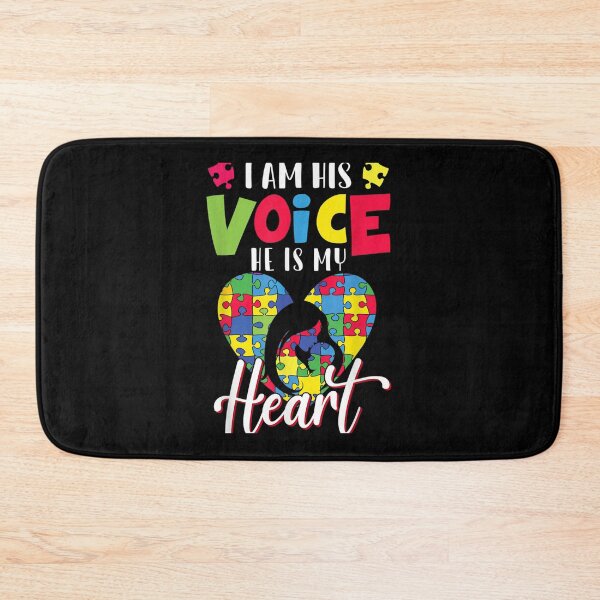 Item preview, Im His Voice He Is My Heart Autism Mom Autism Awareness designed and sold by RomishiAurra.