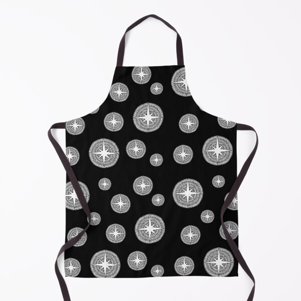 Item preview, Twinkle Stars Black and White Pattern with Black Background designed and sold by Maddy Bennett.