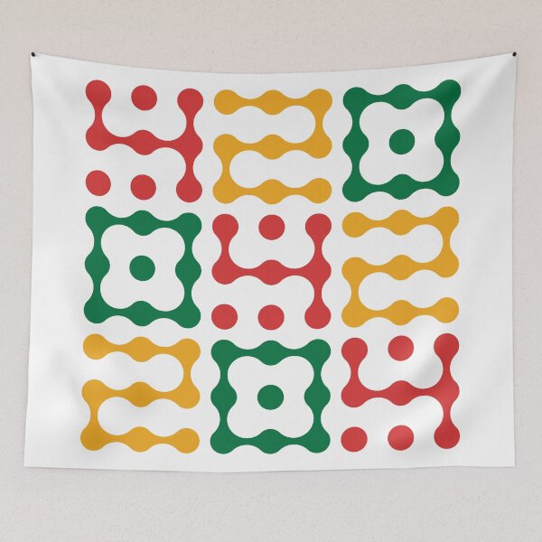 Item preview, 420 Metaballs Typography (Rasta Colours) designed and sold by John Uttley.