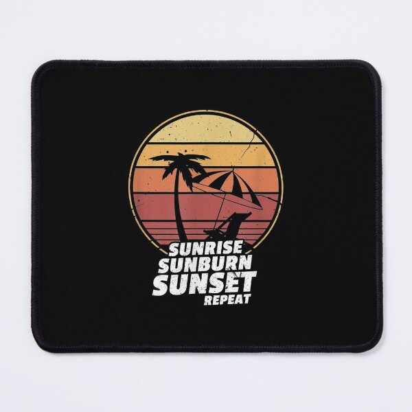 Item preview, Sunrise Sunburn Sunset Repeat Vintage Vacation Beach designed and sold by idabry.