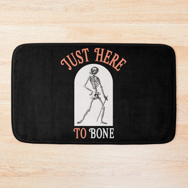 Item preview, Just Here To Bone Halloween Humor designed and sold by SewnMemories.