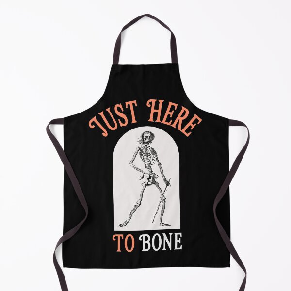 Item preview, Just Here To Bone Halloween Humor designed and sold by SewnMemories.