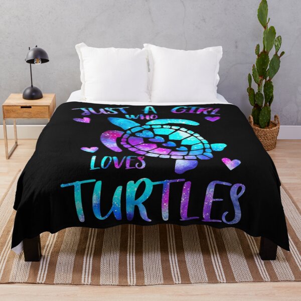 Item preview, Just A Girl Who Loves Turtles Galaxy Space Sea Turtle Lover  designed and sold by ElesaFox.