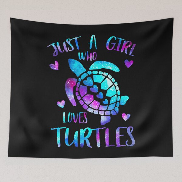 Item preview, Just A Girl Who Loves Turtles Galaxy Space Sea Turtle Lover  designed and sold by ElesaFox.