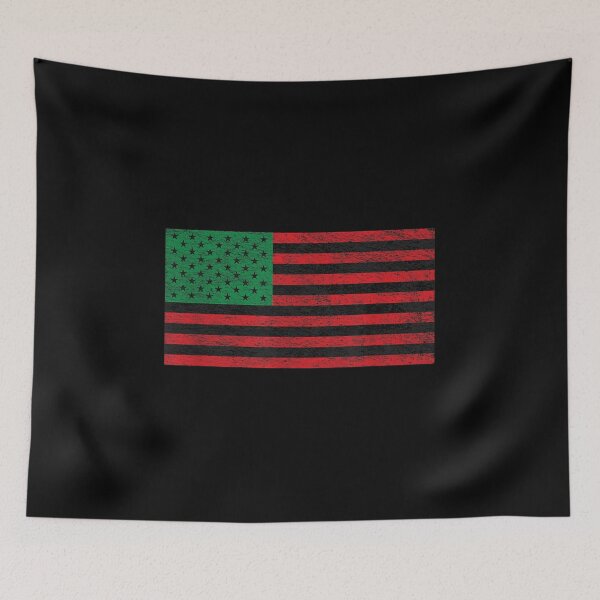 Item preview, Pan African Us American Flag Black Liberation Pride designed and sold by idabry.
