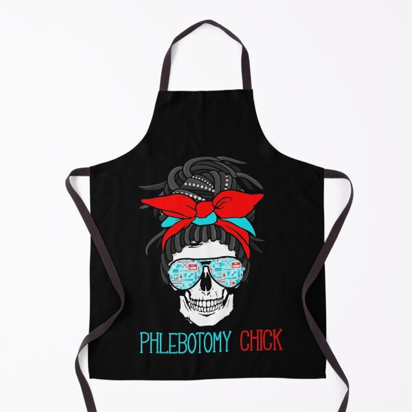 Artikelvorschau, Phlebotomist Phlebotomy Chick Blood Lab Messy Bun Hair entworfen und verkauft von BaseStore.