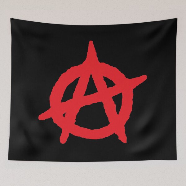 Item preview, Red Anarchy Logo (Large) designed and sold by RevolutionInPaint.