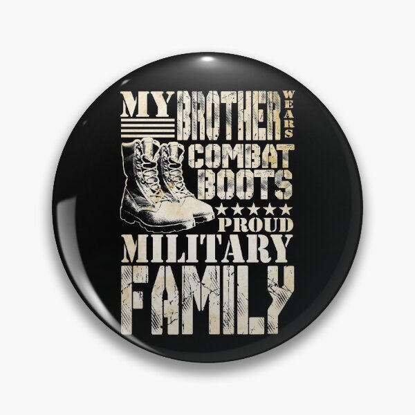 Artikelvorschau, Brother Wears Combat Boots Proud Military Family Gear entworfen und verkauft von DynamicDesign.