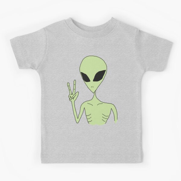 peace alien Kids T-Shirt