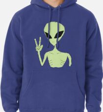 peace alien Pullover Hoodie