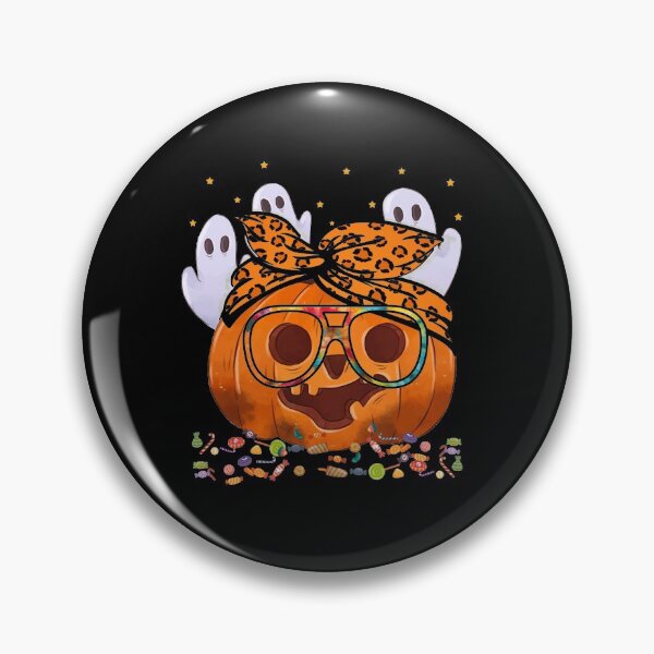 Artikelvorschau, Kürbis Tie Dye Leopard Brille Halloween Urlaub Mädchen entworfen und verkauft von BaseStore.