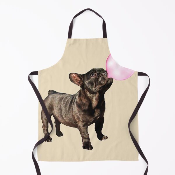 Item preview, French bulldog puppy and pink bubblegum, cool, funny frenchie dog designed and sold by Collagedream.
