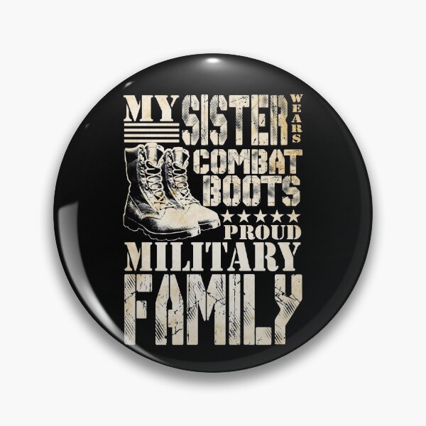 Artikelvorschau, My Sister Wears Combat Boots Proud Military Family Gear entworfen und verkauft von DynamicDesign.