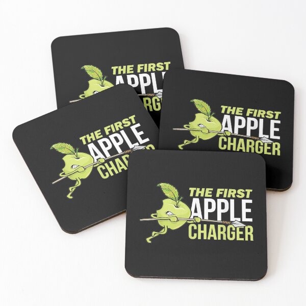 Item preview, The First Apple Charger Cool Pun Man Woman Gift designed and sold by idabry.