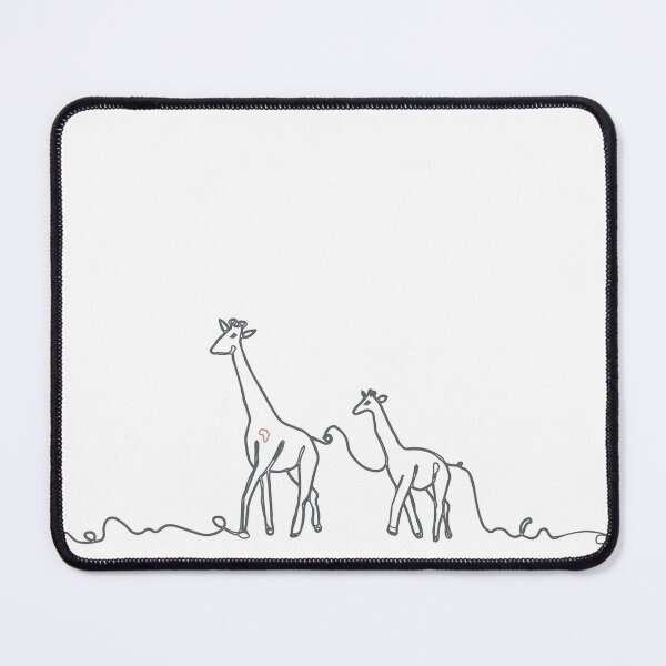 Item preview, Giraffe mother and calf - My heart is in Africa designed and sold by Ninjani Greetings.