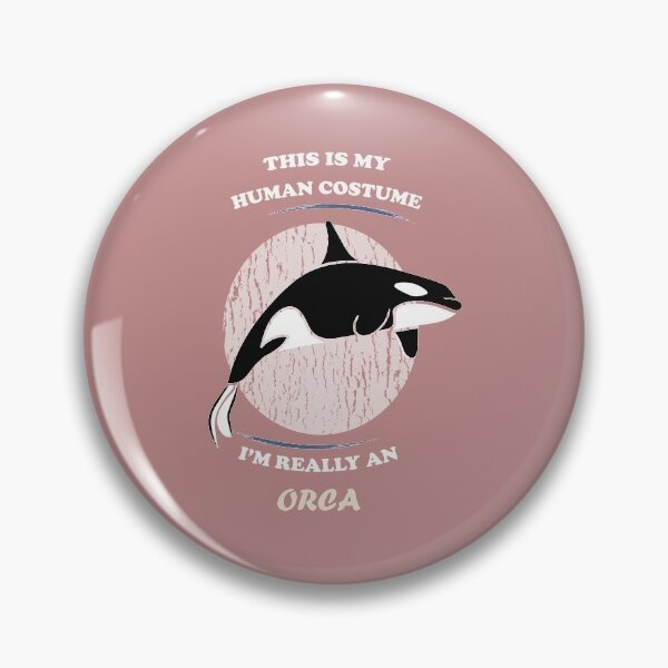 Item preview, This is My Human Costume I'm Really An Orca Whale designed and sold by Ay-mane.