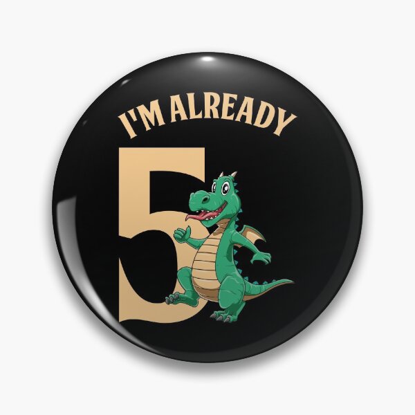 Item preview, Happy Birthday Dragon Lovers Cute Kids - fifth designed and sold by melomedia.