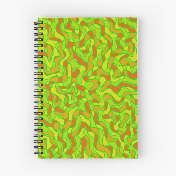 Item preview, Vivid Abstract Wiggles Pattern- Citrus Colours designed and sold by nathanielmeeart.