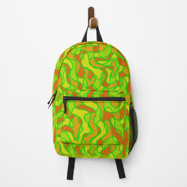 Item preview, Vivid Abstract Wiggles Pattern- Citrus Colours designed and sold by nathanielmeeart.