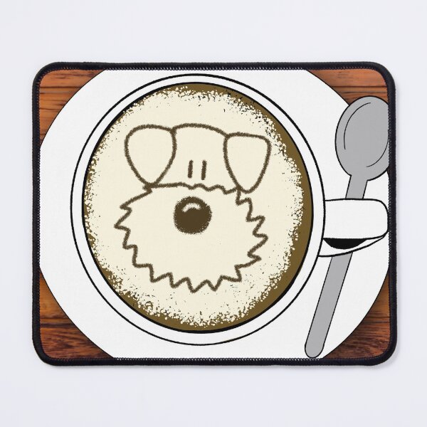 Item preview, A Nice Cup of Terrier! Coffee Dog Artwork designed and sold by HalloMolly.