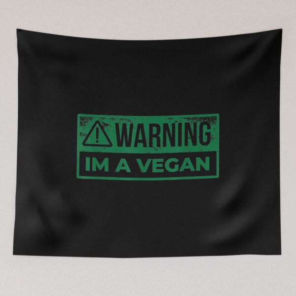 Item preview, Warning Im Vegan Vegetable Plant Lover Cool Vegan Diet Gift designed and sold by idabry.