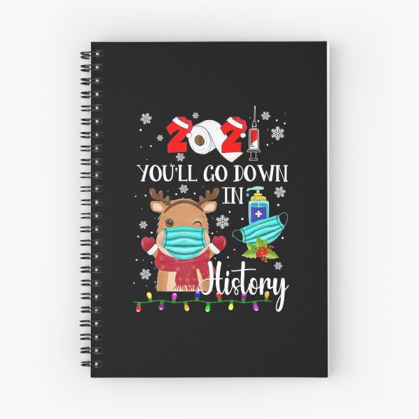 Item preview, 2021 Youll Go Down In History Christmas Reindeer Mask Xmas designed and sold by whenevery3.