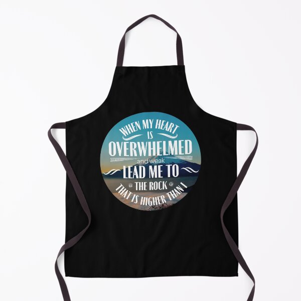 Item preview, Christian Bible verse - When my Heart is Overwhelmed, Lead me to the rock that is Higher than I - Psalm 61:1-2 designed and sold by JacquelineLim.