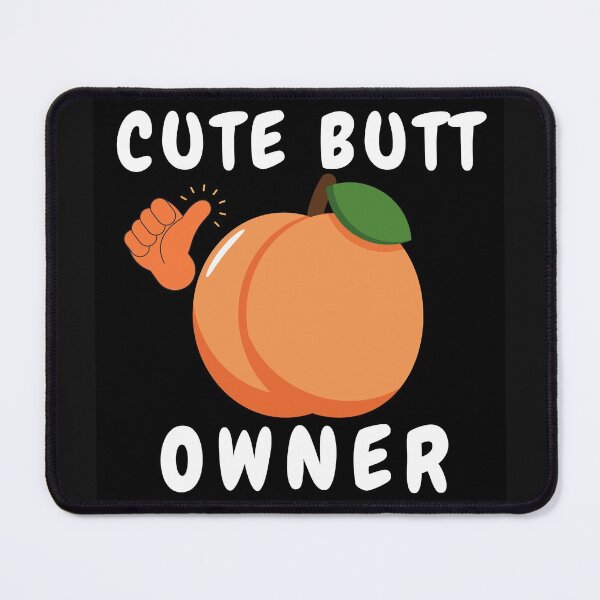 Item preview, Big Butt Tee,Big Cute Butt Tshirt,Butt Picture Peach Tshirt,Big Ass Black Tshirt designed and sold by BuddyBoots.