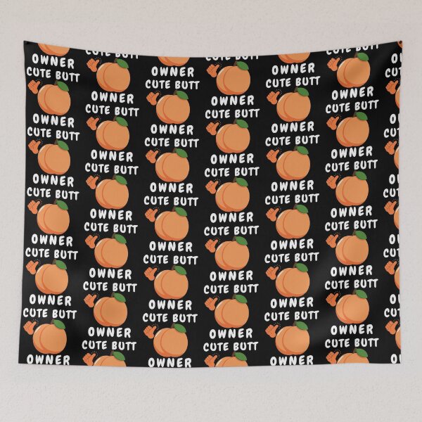 Item preview, Big Butt Tee,Big Cute Butt Tshirt,Butt Picture Peach Tshirt,Big Ass Black Tshirt  designed and sold by BuddyBoots.