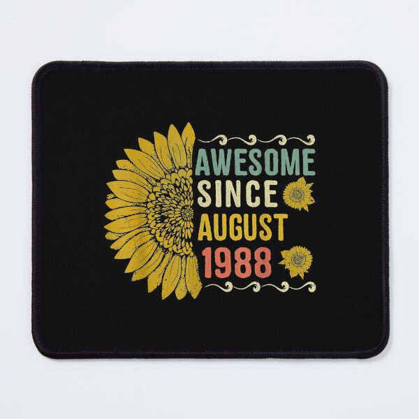 Item preview, Awesome August 1988 Flower 32 Years Old 32nd Birthday Gift designed and sold by idabry.