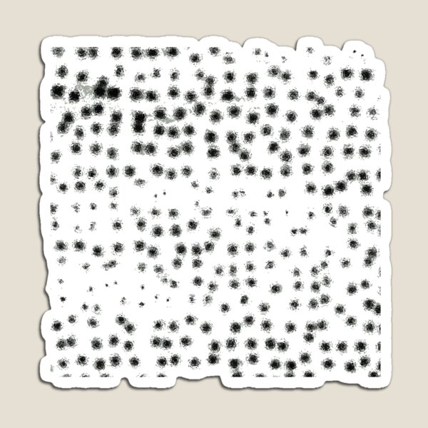 Bullet holes pattern design Magnet