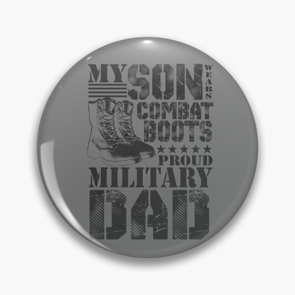 Artikelvorschau, Son Wears Combat Boots Military Dad Military Family Gear entworfen und verkauft von DynamicDesign.