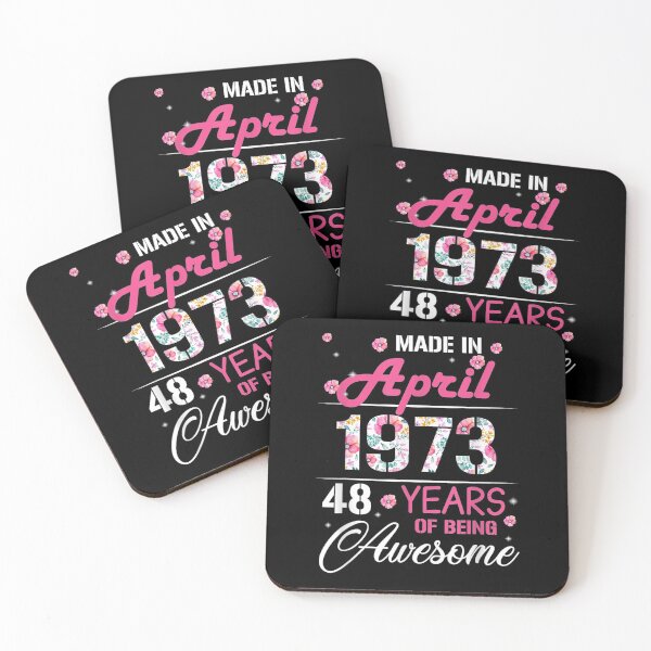Item preview, April Girls 1973 Birthday Gift 48 Years Old Made In 1973 designed and sold by idabry.