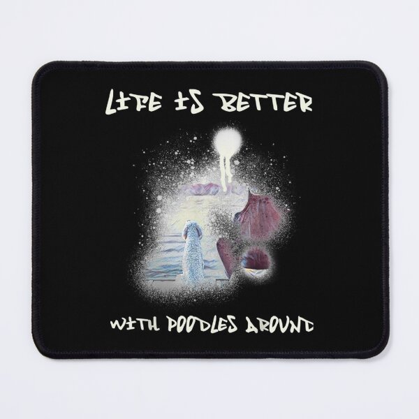 Item preview, Life is Better With Poodles Around Poodle Lover Essential T-Shirt designed and sold by KiannaSchroeder.