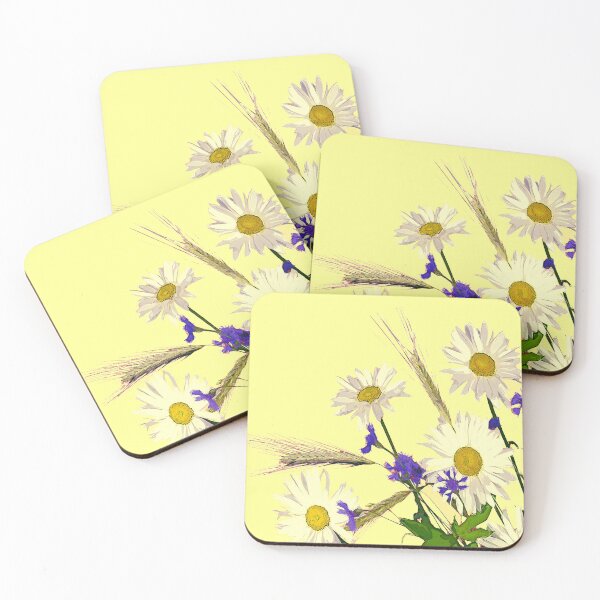 Item preview, Daisies and cornflowers Abstract color designed and sold by artdragongift 15.